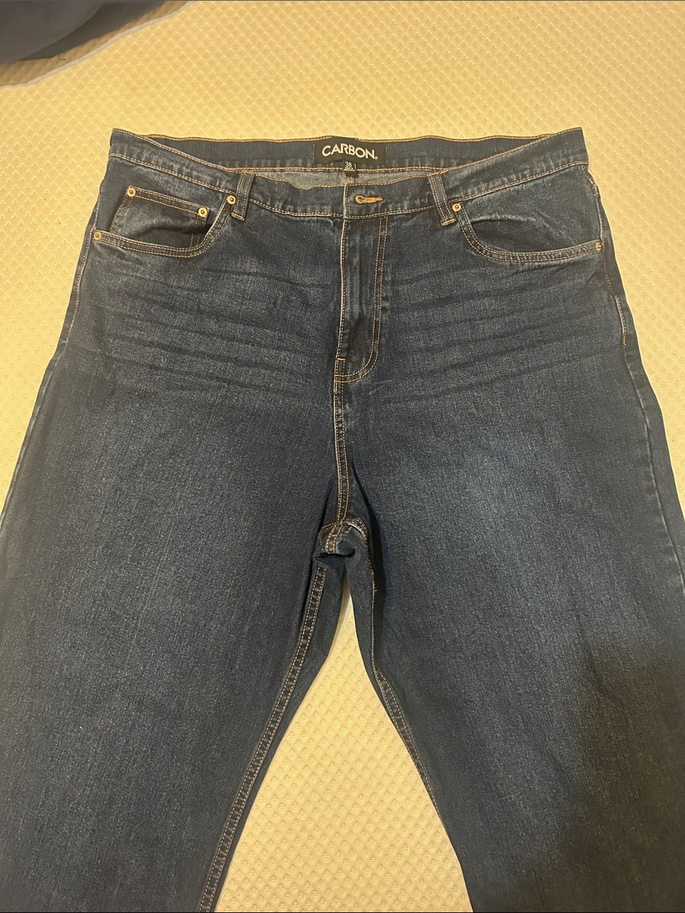 Carbon Men’s Dark Blue Straight Jeans